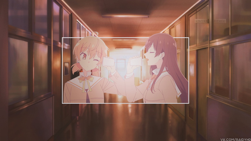 Nanami, picture-in-picture, Touko, 4K, anime, Yagate Kimi ni Naru, Koito Yuu, anime girls