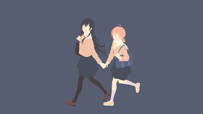 Bloom into You, 4K, Yuu Koito, Touko Nanami, Anime