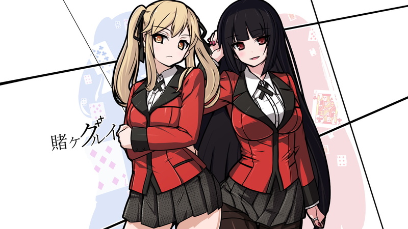 Anime, 1080P, Kakegurui, Yumeko Jabami, Mary Saotome
