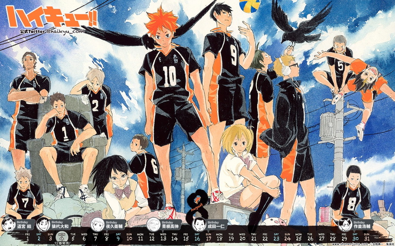 character, series, koushi, asahi, haikyuu!!, azumane, sugawara, 720P