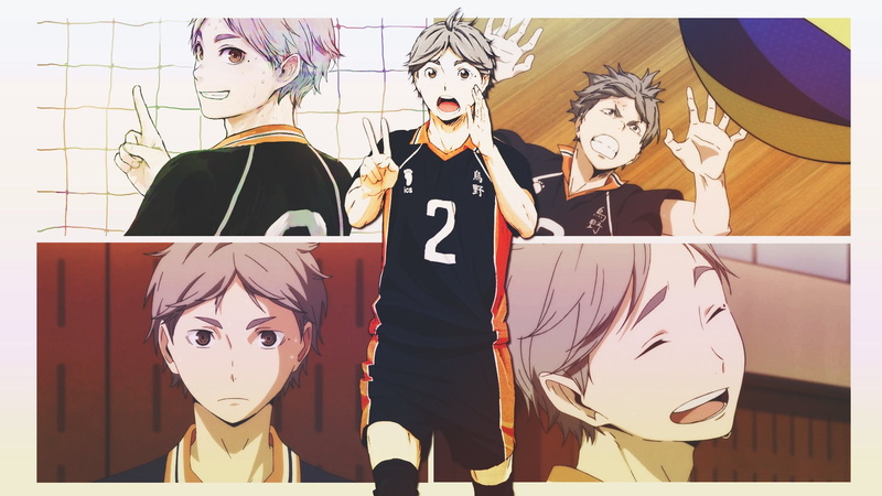 1080P, Haikyu!!, Koushi Sugawara, Anime