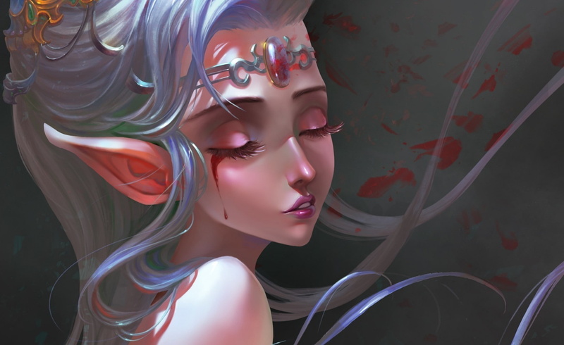 artwork, 1080P, Bloody Tears, fantasy Art