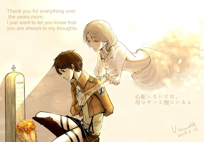 xiaoren, kyojin, mother s, shingeki, carla, jaeger, mother, vivian, 2K, day, eren