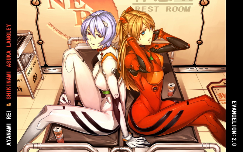 1080P, hd, plugsuit, genesis, cartoon/comic, neon, evangelion, anime