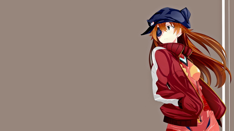 red jackets, redhead, plugsuit, 1080P, Neon Genesis Evangelion, eye patch, anime girls, Asuka Langley Shikinami