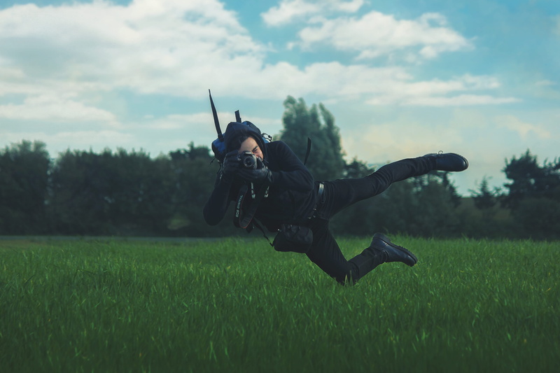 green, adult, war, 5K, man, grass, pointing, jumps, gun, cloud - sky, holding, land, one person, government, camera, nature, air, field, people, plant