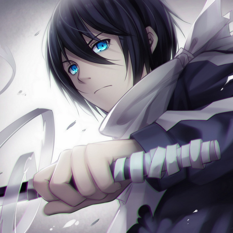 human body part, beauty, 1080P, luxury, eyeglasses, anime boys, human face, Yato (Noragami), technology, futuristic, katana, close-up, young adult, studio shot
