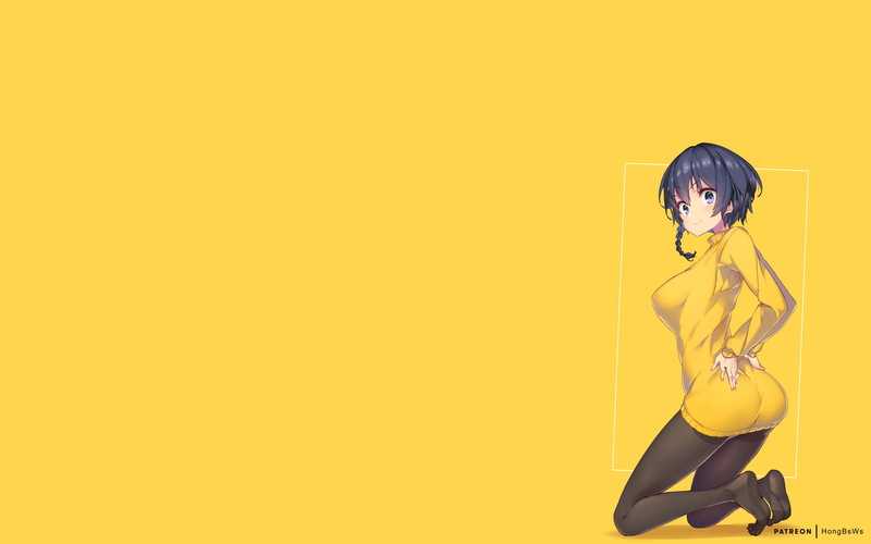 simple background, young women, anime girls, three quarter length, hairstyle, real people, young adult, human arm, adult, arms raised, looking at camera