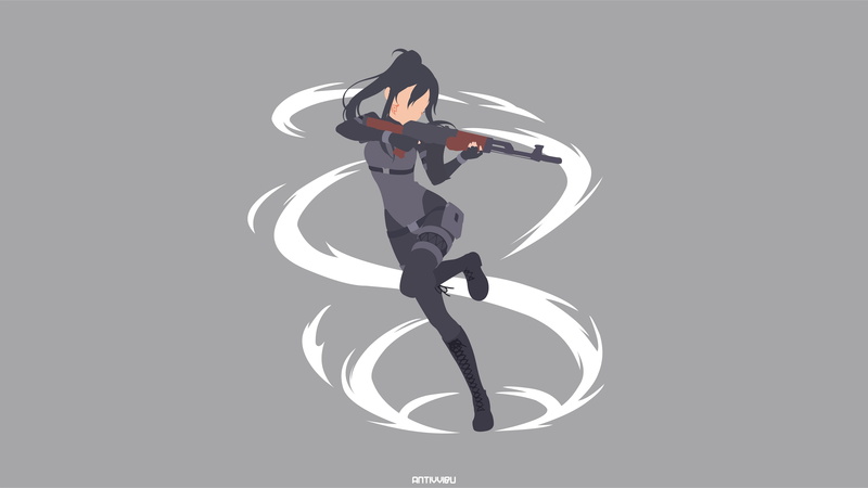 Sword Art Online, 4K, Pitohui (Sword Art Online), Sword Art Online Alternative: Gun Gale Online