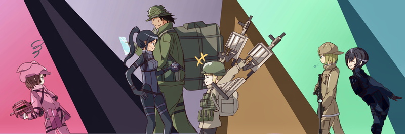 Karen Kohiruimaki, Elsa Kanzaki, Sword Art Online, Sword Art Online Alternative: Gun Gale Online, Fukaziroh (Sword Art Online), Pitohui (Sword Art Online)