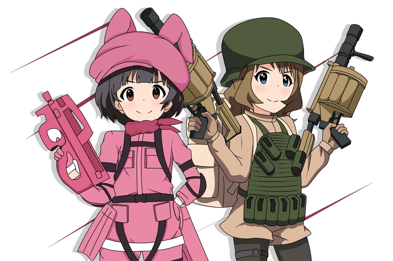 Iku Nakatani, Crossover, The iDOLM@STER, 2K, Anime, Sword Art Online Alternative: Gun Gale Online, Momoko Suou