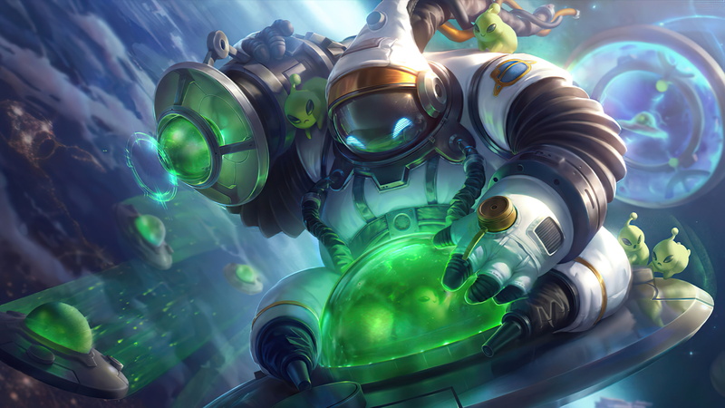 bard, 4K, space, Alien (movie), Bard (League of Legends), Riot Games, League of Legends, galaxy, astronaut