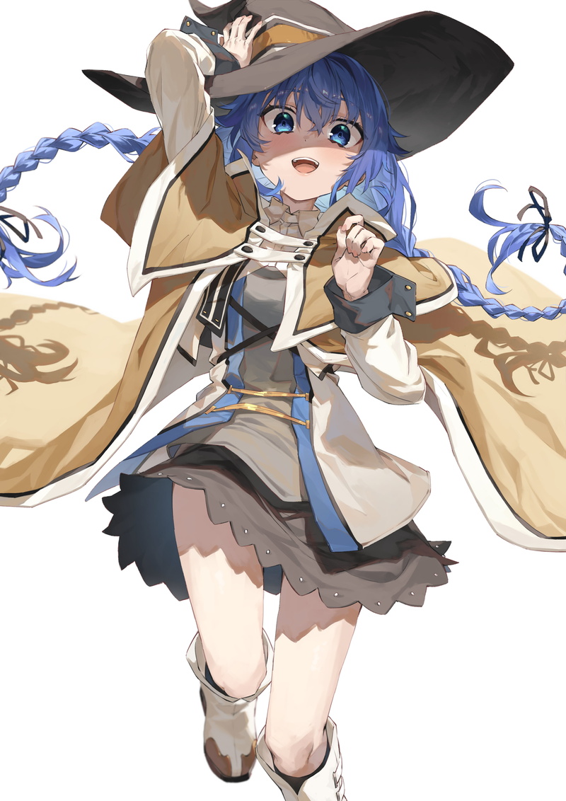 Roxy Migurdia (Mushoku Tensei), 5K, blue hair, portrait display, Mushoku Tensei, anime girls