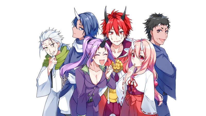 Shuna (That Time I Got Reincarnated as a Slime), Kijin (That Time I Got Reincarnated as a Slime), Hakurou (That Time I Got Reincarnated as a Slime), Souei (That Time I Got Reincarnated as a Slime)