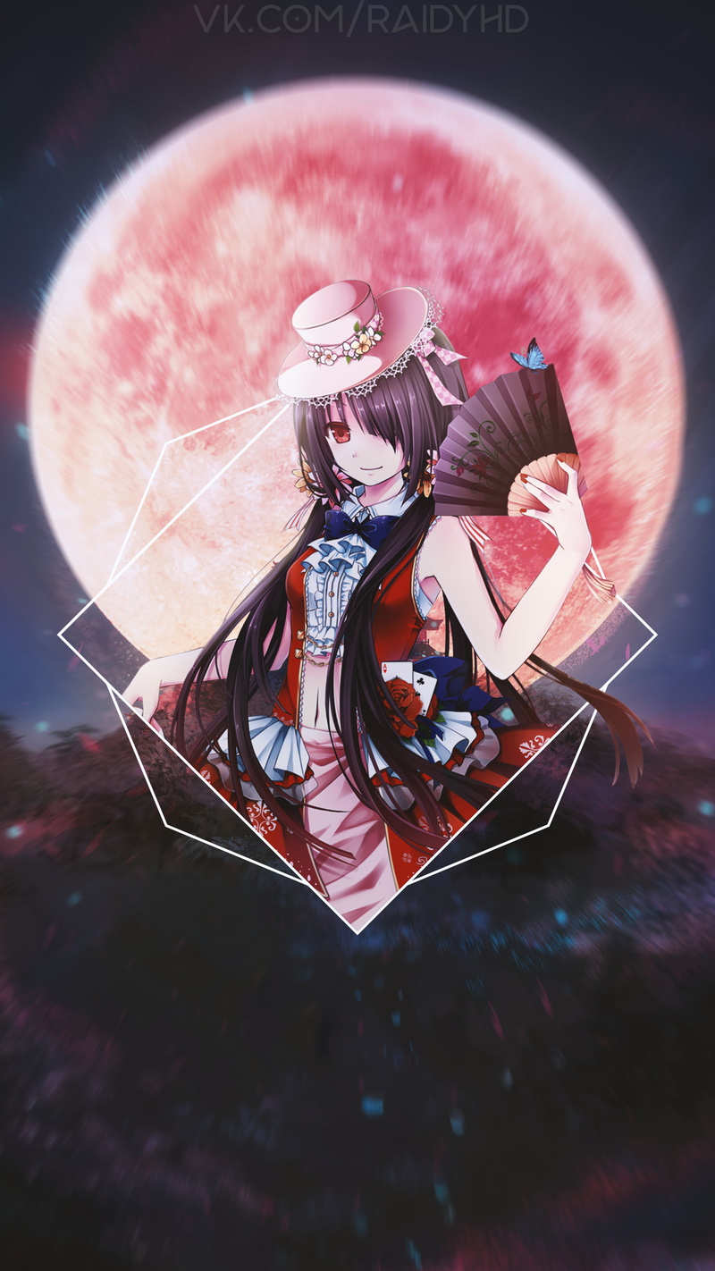 anime girls, picture-in-picture, Tokisaki Kurumi, anime, 4K