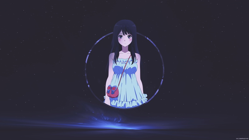 4K, anime girls, anime, picture-in-picture