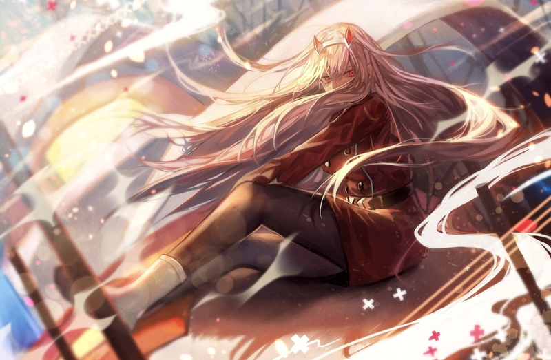 Anime, Zero Two (Darling in the FranXX), Darling in the FranXX, 1080P