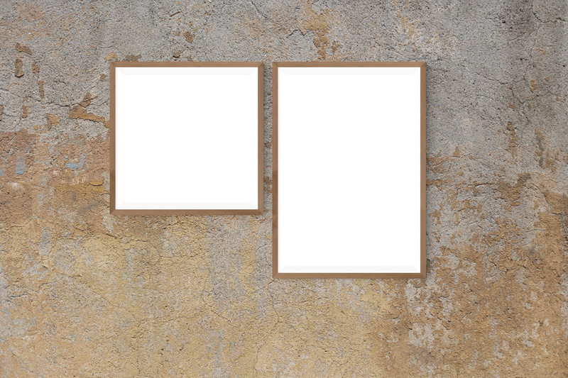 photo, wood - material, mockup, mock, picture frame, concrete, dirty, no people, textured, wall, rectangle, square, pattern, weathered, wall - building feature