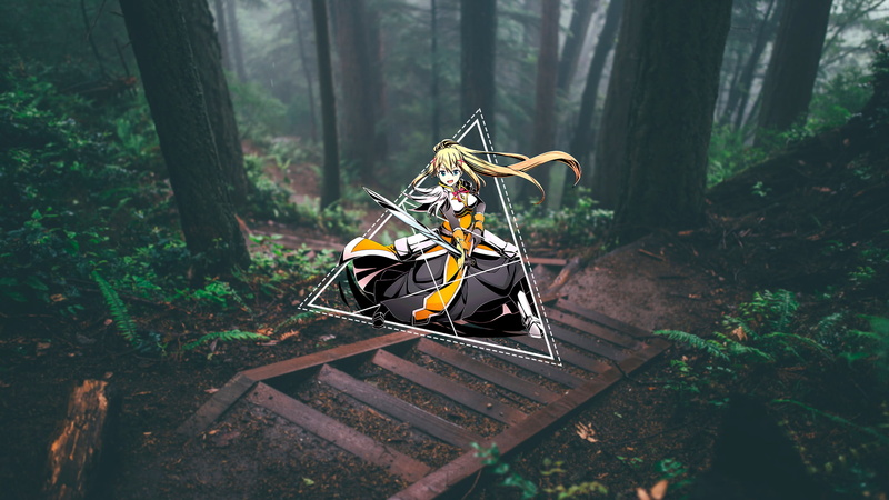 anime, Kono Subarashii Sekai ni Shukufuku wo!, Darkness (KonoSuba), picture-in-picture, 1080P