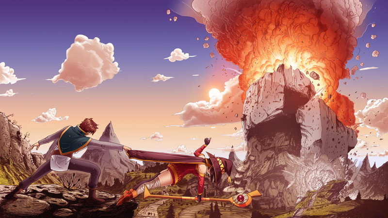 Kono Subarashii Sekai ni Shukufuku wo!, Satō Kazuma (Kono Subarashii Sekai ni Shukufuku wo!), 1080P, Megumin