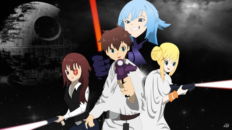 no people, art and craft, monster - fictional character, indoors, holiday - event, Kono Subarashii Sekai ni Shukufuku wo!, Satō Kazuma (Kono Subarashii Sekai ni Shukufuku wo!)