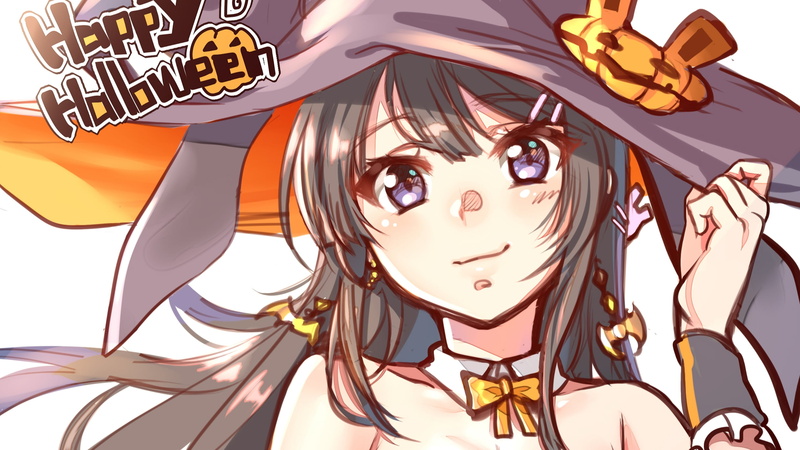 Halloween, Anime, Mai Sakurajima, 1080P, Seishun Buta Yarou wa Bunny Girl Senpai no Yume wo Minai