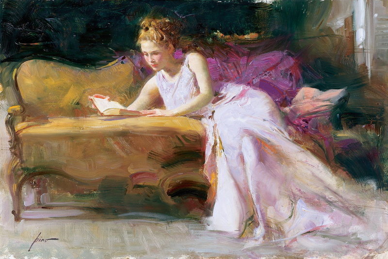 adult, lying, young adult, looking, elegance, acrylic Painting, painted Image, art Product, hairstyle, clothing, woman, paintings, beautiful woman, painting