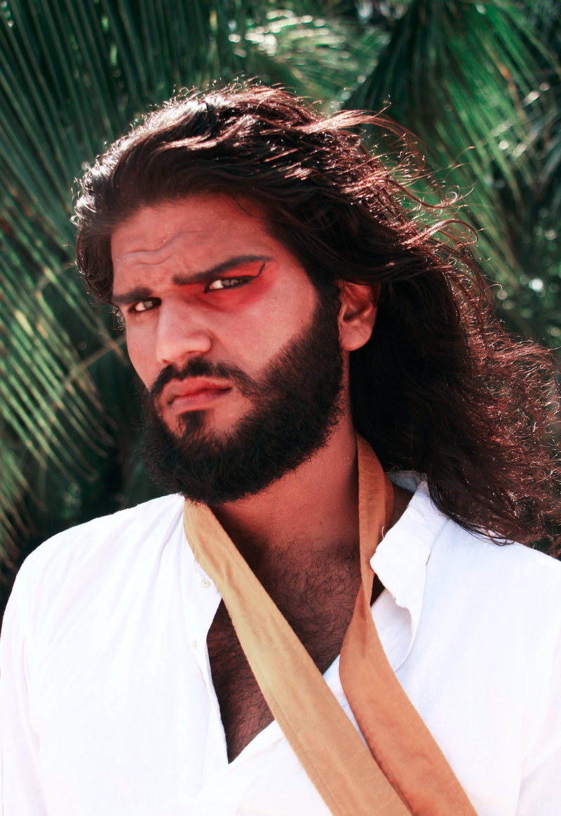 facial hair, indian man, empowerment, outdoors, portrait, front view, hair, brown, contemplation, men, leisure activity, young men, indian model, waist up