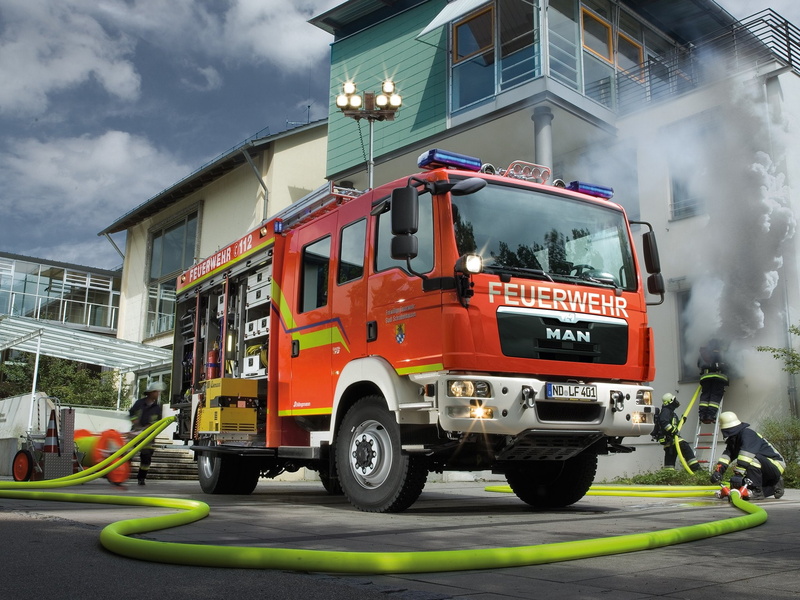 semi, 2008, man, firetruck, tgm, hlf, emergency, schlingmann, tractor, 1080P