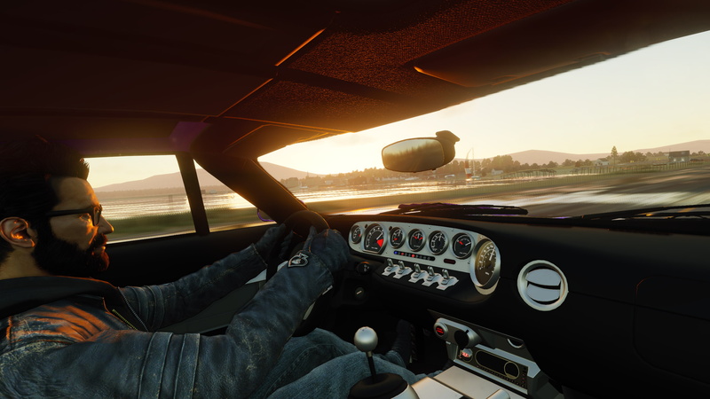 vehicle interior, pilot, air vehicle, sky, Gordon man, flying, outdoors, car, 2K, nature, piloting, transportation, control panel, The Crew, men, adult