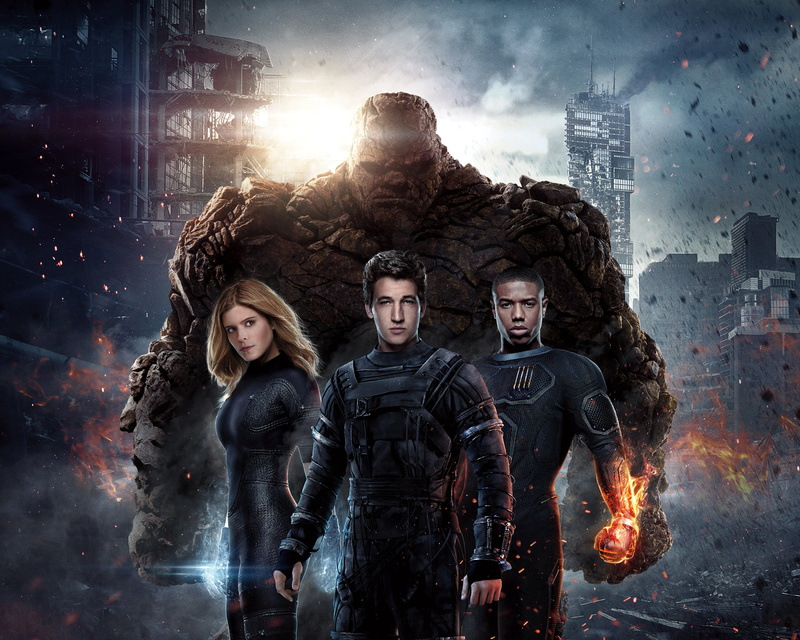 Sue Storm, night, Fantastic Four, flame, Movie, digital composite, warm clothing, clothing, smoke - Physical Structure, building exterior, built structure