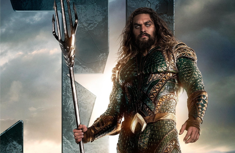 Warner Bros. Pictures., king, Justice League, 2K, trident, weapon, film, cinema, armor, seifuku, DC Comics, Aquaman, uniform, Arthur Curry, Jason Momoa