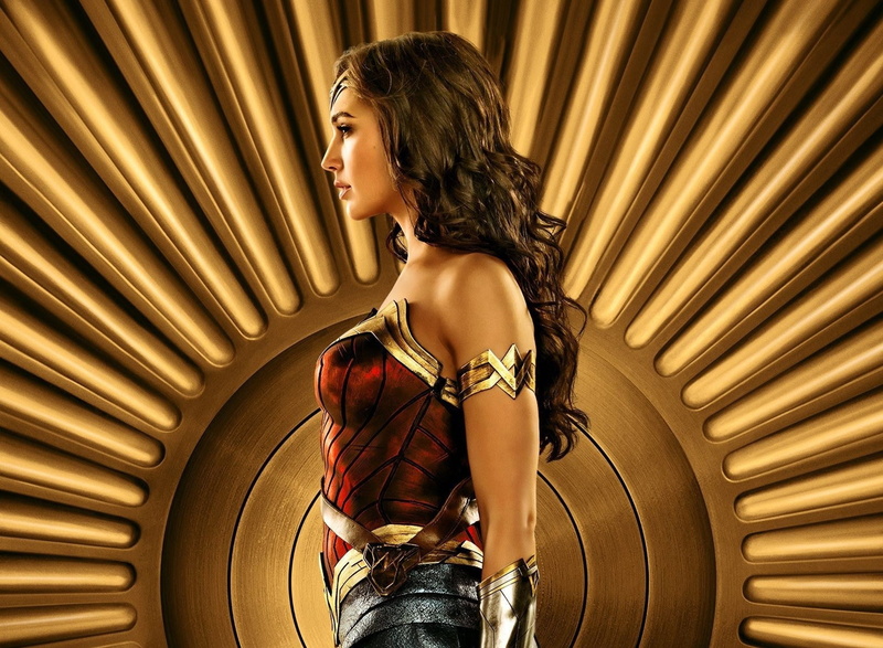 side view, Wonder Woman, young adult, adult, beauty, standing, film, three quarter length, clothing, looking, Themyscira, one person, 1080P, warrior, young women
