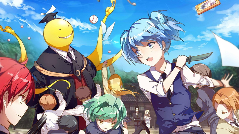 male likeness, tadaomi karasuma, kaede kayano, human representation, representation, day, rio nakamura, festival, assassination classroom, multi colored