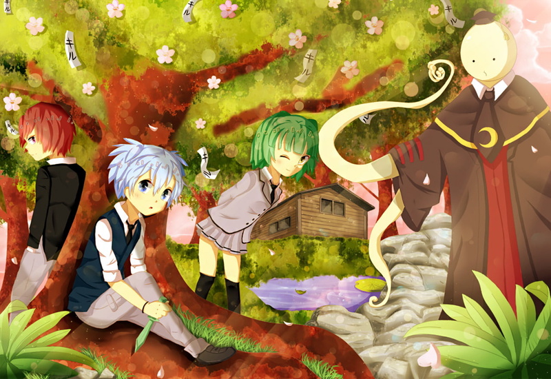 Anime, Karma Akabane, Koro-sensei, Assassination Classroom, 720P, Nagisa Shiota, Kaede Kayano