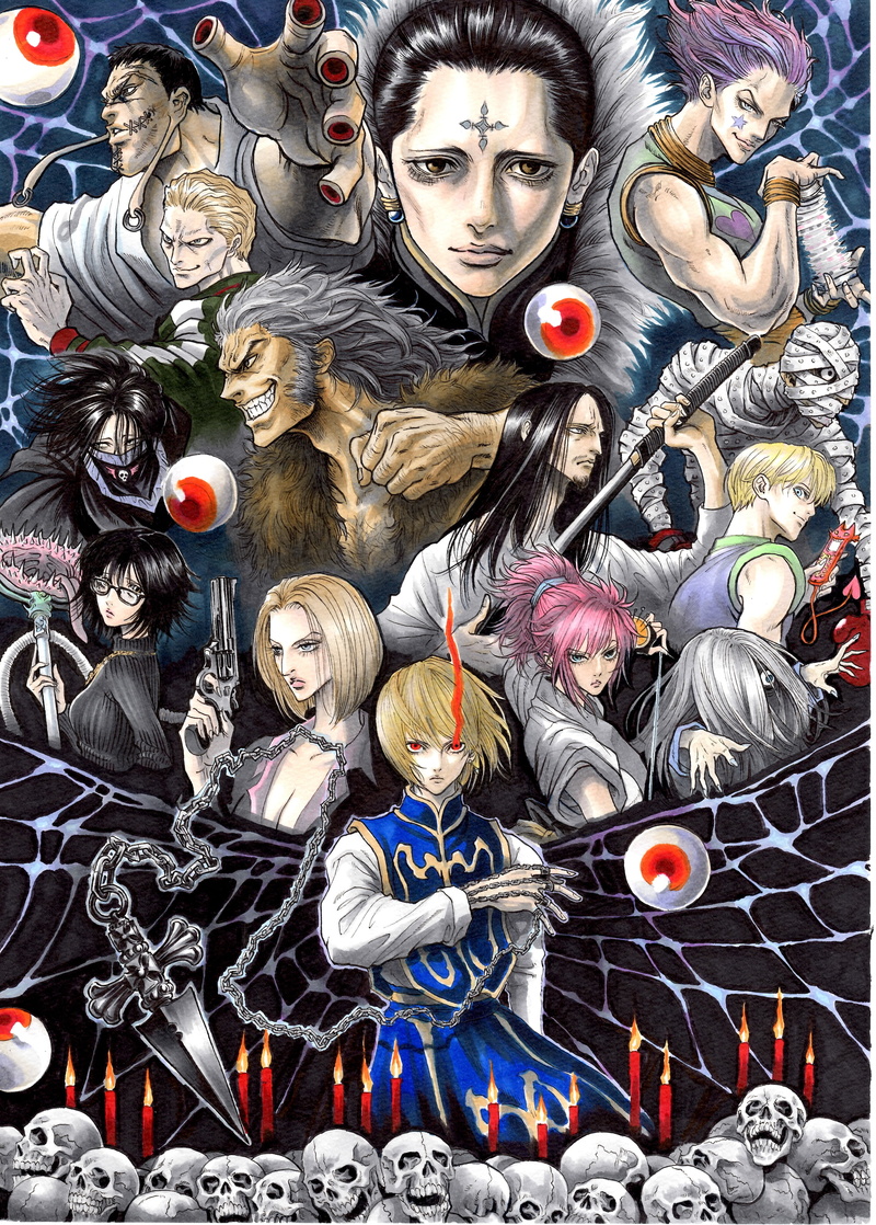 Kurapika, anime, Hunter x Hunter, anime boys, 4K, Killua Zoldyck