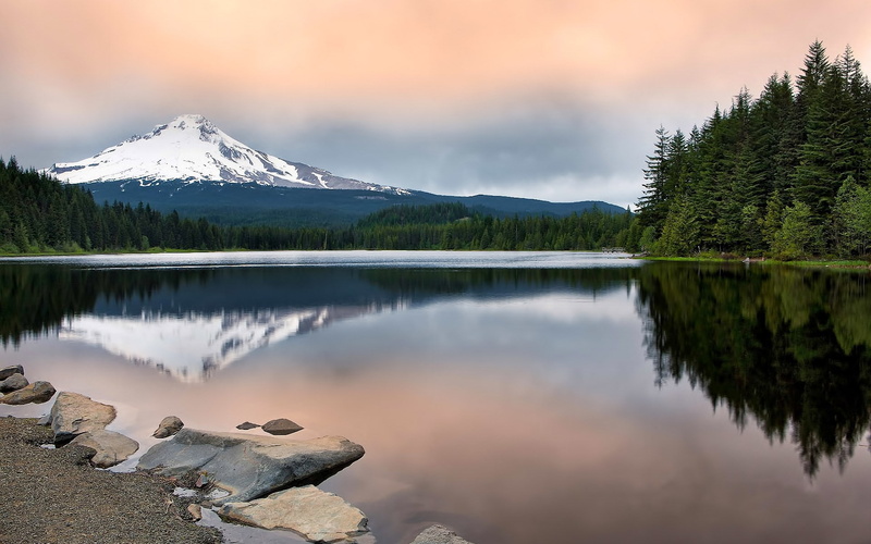 tranquility, lake, winter, pine tree, mountain peak, mountain, reflection, sky, mountain range, snowcapped mountain, outdoors, plant, no people, scenics - nature
