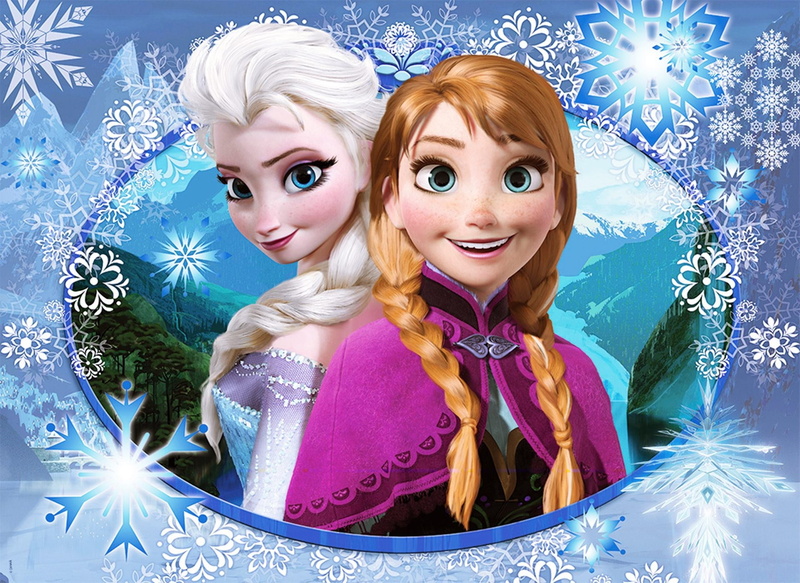 snow, emotion, frozen pretty picture background, portrait, offspring, females, holiday, child, women, girls, winter, indoors, childhood, 1080P, two people