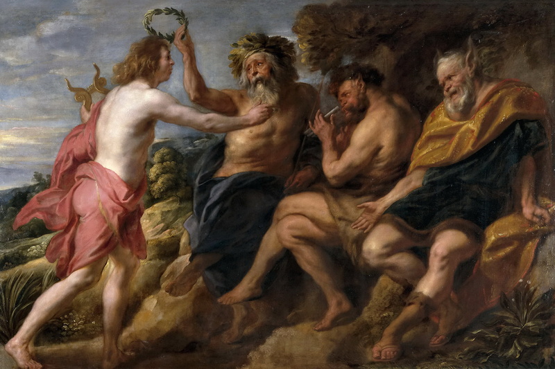 Apollo Winning Pan, Jacob Jordaens, mythology, 1080P, picture