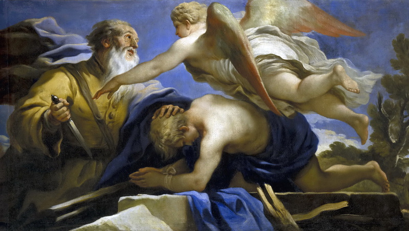 Luca Giordano, picture, mythology, The Sacrifice Of Isaac, 1080P, religion