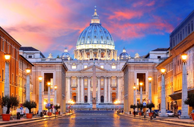 travel, Vatican, basilica, 5K, Rome, square, the city, view, city, Cathedral, panorama, Europe, Italy
