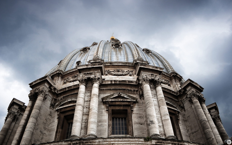 ornate, day, nature, cathedral, pope, sky, church, architectural column, facade, building, city, travel destinations, low angle view, believe, god, 2K