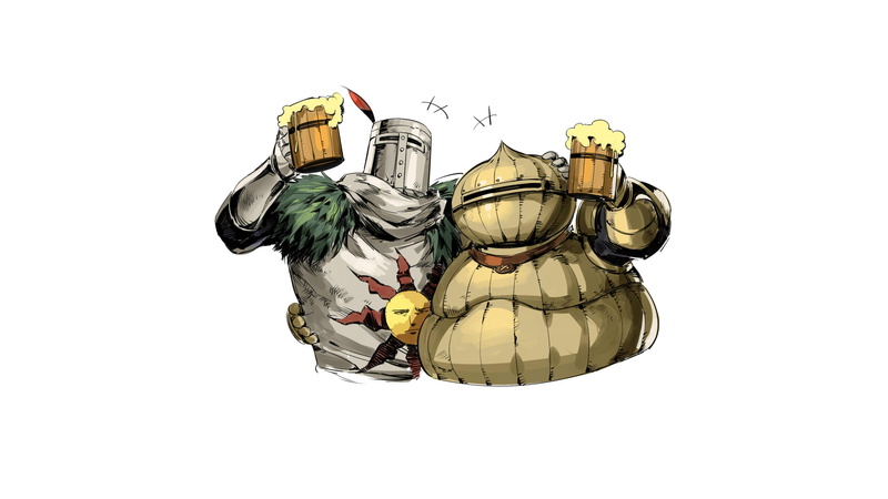 Dark Souls III, Dark Souls, dark souls 3, beer, Ruukii drift, Dark Souls II, Siegmeyer of Catarina, 2K, armor, Solaire of Astora, knight, Onion Knight