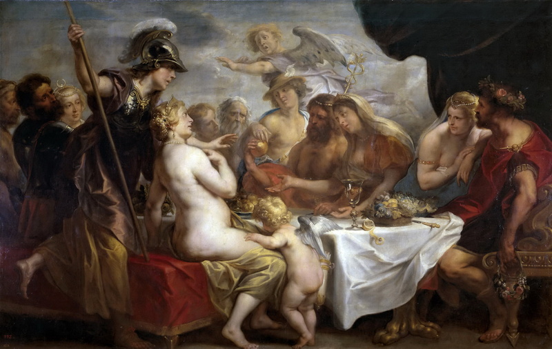 1080P, The wedding of Thetis and Peleus, picture, mythology, Jacob Jordaens