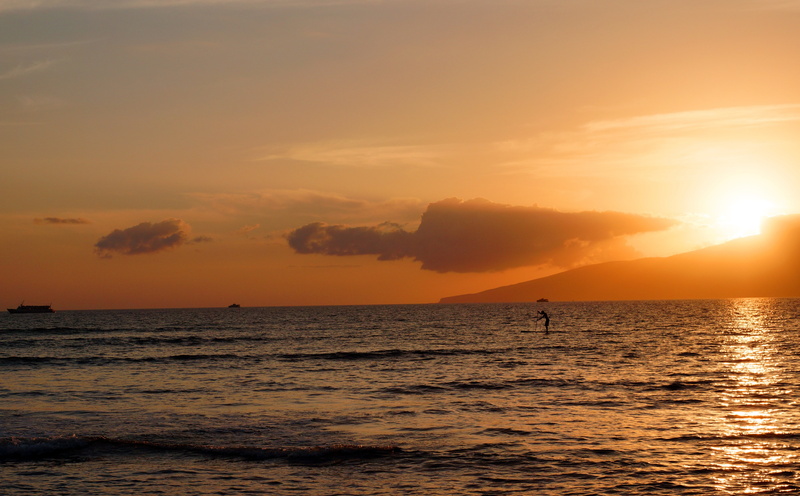 tranquility, real people, non-urban scene, hawai, mauii, februar, Sony, Island, sun, beach, beauty in nature, America, scenics - nature, sky, polanuiahupuaa