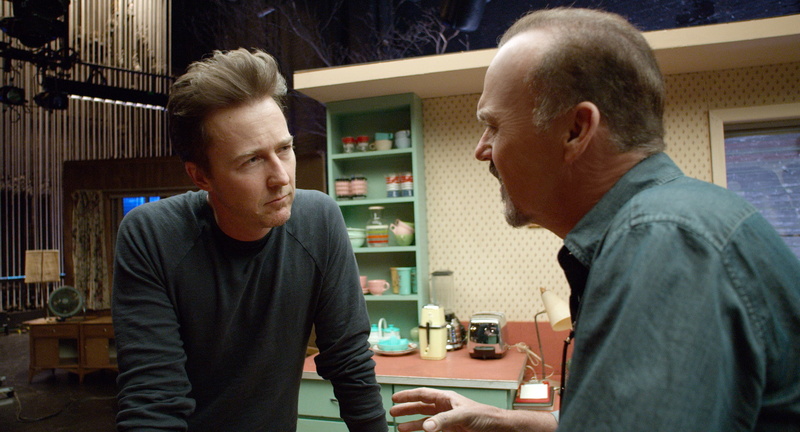 Riggan (Birdman), Michael Keaton, Mike (Birdman), Edward Norton, 1080P, Birdman, Movie