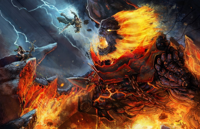 orange color, outdoors, Fantasy, close-up, bonfire, Warrior, beauty in nature, fire, fire - natural phenomenon, nature, burning, water, firewood, Battle