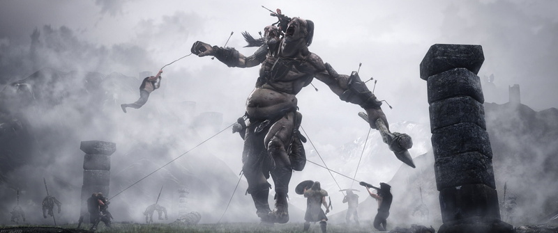 1080P, Warrior, Giant, Fantasy, Battle