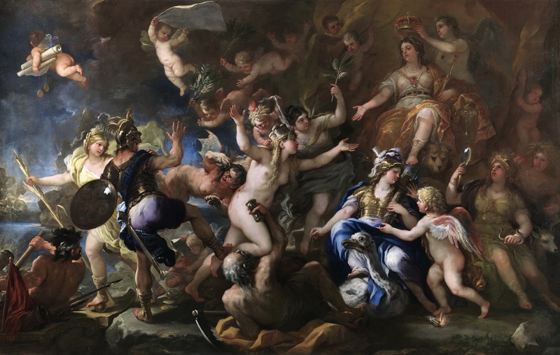 picture, mythology, 1080P, Messina Returned to Spain, Luca Giordano