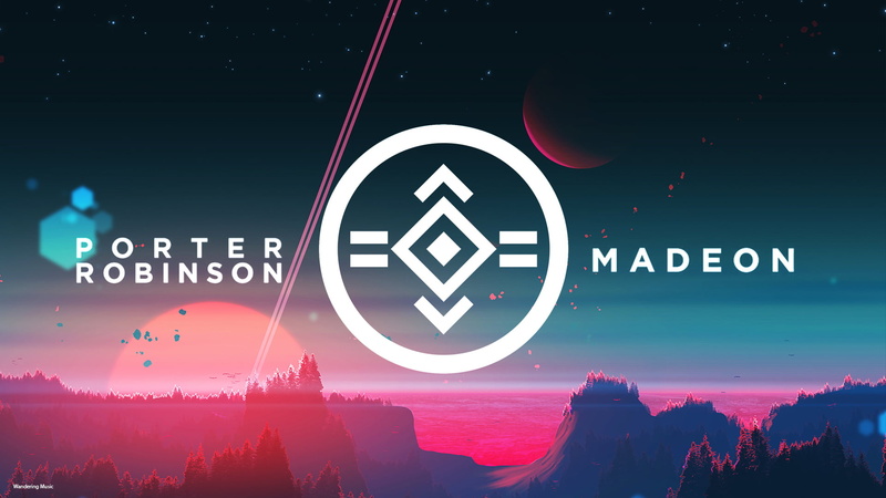 Madeon, EDM, digital, Porter Robinson, music festival, art installation, landscape, anime, 1080P, space art, music, Ultra Music Festival